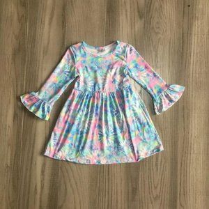 Girls Boutique Rainbow Burst dress (NEW)